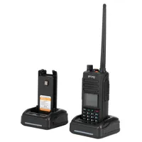 ABD Stok Walkie Talkie Pofung DMR-1702 5 W 2200 mAh Renk Sscreen UV GPS Bölünmüş Şarj ve Ayrılabilir Anten Yetişkin Dijital A10 ile Çift Segmenti