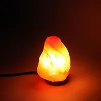 Großhandel Premium-Qualität Himalayan Ionic Crystal Salt Rock Lampe mit Dimmer Kabelschalter UK Sockel 1-2kg Innenbeleuchtung Nachtlichter