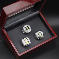 HIGH QUALITY 3 PCS Basketball CHAMPIONSHIP RING SET FANS RING SET US SIZE 11 LINK FOR Pixel Pie