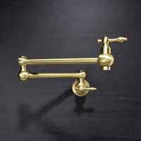 US Materiały Pieliki Foller Faucet Wall Mount Gold USPS A27