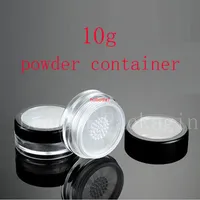 10g 50pcs Mini Mini Powder Powder Conteneur avec Tamift, vides Loose Time Jar pour emballage de soins personnels BoxHigh Qualtity