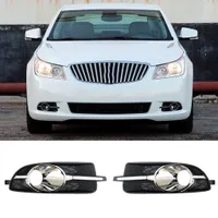 2ST Kit Car New Chrome vorne links + rechts Auto-Nebel-Licht-Lampen-Abdeckung Grille Fit für Buick LaCrosse 2010-2013