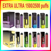 Factory Outlet Fumed Disposable E cigarettes Ultra 2500 Puffs 8ml Cartridge Pre-Filled Pods 1000mAh Battery Starter Kit Vaporizers bang xxl puff infinity