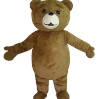 2019 Discount factory sale Ted Costume Teddy Bear Mascot Costume Free Shpping