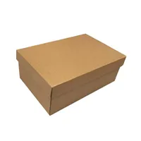 10 stücke benutzerdefinierte schuhe karton verpackung per Post bewegt versandboxen gewellte papierbox kartons box für schuhe verpackung1