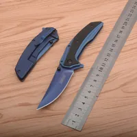 Kershaw 8250 Blue Titanium Tactical Folding Knife Speedsafe Flipper Camping Vandring Hunting Survival Pocket Utility EDC Tools