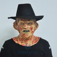 Maschera orrore Freddy Krueger Maschere di Halloween Cosplay Adult Party Carnival Revel Concorso Scena focale Punto focale e regalo Interessante Y200103 S
