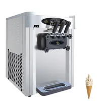 Machine de fabricants de crème glacée doux en acier inoxydable pour les machines commerciales à trois saveurs de crème glacée 110V 220V