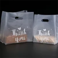 Dziękuję Food Gift Wrap Plastikowe Zagęścić 3 Rozmiary Pieczenia Chleb Cukierki Torba Pakowa Urodziny Prezenty Boże Narodzenie Moda 37 38gy L2