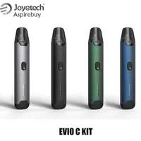 Joyetech Evio C POD Kit 800mAh Cartucho 2ml 2ml com endaça endaça 0.8OHM Cigarro Eletrônico Vape Kit MTL / DL Vaping Autêntico