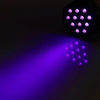 Sıcak Satış U'king 72w LED'ler Mor Işık DJ Disko KTV Pub LED Etkisi Işık Yüksek Kaliteli Malzeme LED Sahne Işık Ses Kontrolü