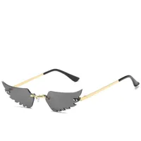 Lunettes de soleil 2021 Arrivée Femme Western Style Hip-Hop drôle lunettes de soleil pour hommes et femmes Abay Designer Cat Eye UV400 Oculos1