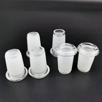 Adaptador de bong de cristal Cachimatillas Extensión reductores de 14 mm hembra a 18 mm Difusor masculino Difusor Reductor Conector Ash Catcher Ground para bongs Cuarzo Banger Bowl
