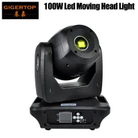 GIGARTOP 100W LED Spot Moving Head Light Compacted Size High Power DMX 13 Kanalen 3-Facet Prism Bundel Spot Stage Light Smooth Move