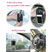 5pcs titular de teléfono celular coche mágico antideslizante panel pegajoso alfombrilla antideslizante GPS