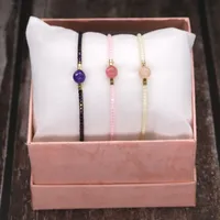 Hohe Qualität Mode Böhmen Handgemachte Perlen Bangle Trendy Statement Natürliche Steinsamenperlen Armband für Mädchen