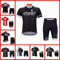 Felt Team Mens Cycling Manica Corta Jersey Gel Pad Pantaloncini Suit Road Racing Uniform Sports Bicycle Kit S21020501