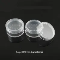 300 stks / partij 20G 20 ml Clear Cream Jar, Eye Shadow Make Up 20cc Nail Powder Gel Container Kleine Stack Lege Losse Pot Pot