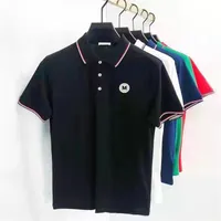 Yaz Erkek Giyim Kadın Tasarımcı T-shirt Gevşek Polo Gömlek Moda Marka Üst erkek Rahat Gömlek Lüks Giyim Sokak Kısa Kollu Suit 2021