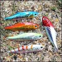 Baits & Lures Fishing Sports Outdoors Wholesale Metal Spoon Artificial Sinking Bait Wobbler Jigging Hard Pesca Accessories Tackle Hooks Drop