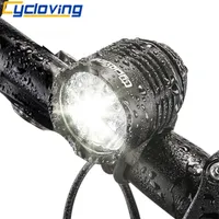 Cicloving Bicycle Light Bike Lights LED Headlight Headlamp 1800 Lumen Alluminio Impermeabile MTB Accessori Bike 220215