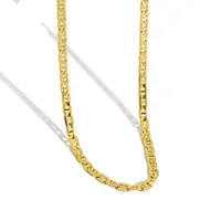 Korean Necklaces 925 Sterling Silver Chain Short Gold Designer Necklace Bijoux Argent