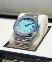 Mann Watch Sport Herren Automatische mechanische Uhren Saphirkristall Edelstahl wasserdichtes Armbandwatch Tiffany Nautilus 5711/1a-018 mit Box