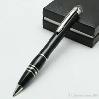 Edição limitada resina de alta qualidade / matel ballpoint caneta estudante estudante preto tinta 0.7mm nib venda quente gravar com número