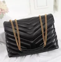 designer handbag LOULOU shaped seam leather ladies metal chain shoulder bag high quality flap bag messenger bag wholesale