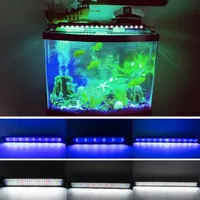 20W 129led Aquarium Lights Full Spectrum Lampe d'herbe d'eau 35.43 pouces d'￩clairage de mat￩riau de qualit￩ sup￩rieure noire adapt￩ ￠ 35,43-43,3 pouces de long