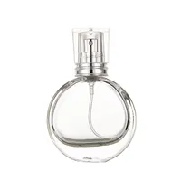 Evaporateur d'atomisateur de bouteille de parfum de parfum de verre de verre transparent de 25 ml de flacon de verre vides peut être rempli de pulvérisateur portable avec une bouteille rechargeable vide V5
