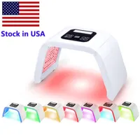 Stock in USA 7 Colors Light LED Facial Mask PDT Therapy Skin Care Rejuvenation Machine Acne Removal Anti-Wrinkle Spa Salon Beauty Equipment