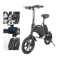 MK016 P11 Pieghevole Bike per scooter elettrico 350W con sedile 25km / h Velocità massima Nero per adulti