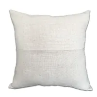 2020 16x16 Blank Linen Pocket Pillow Case Plain Poly Burlap Books Cushion Pillow Cover for Personalized Sublimation