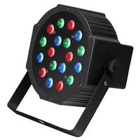 Hohe Qualität 30W 18-RGB LED Auto / Sprachsteuerung DMX512 Hohe Helligkeit Mini Bühnenlampe (AC 110-240V) Black Party Bars, die Kopfbeleuchtung bewegt