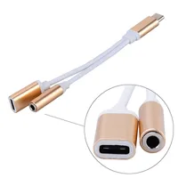 JT 2 in 1 Charger Cell Phone Cables And Type C Earphone Headphone Jack Adapter Connector Cable 3.5mm Aux Audio For Samsung Galaxy S8