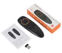 G10 Air Mouse Wireless Mini Kyeboard mit Axis Gyroskop Sprachfernbedienung IR Lernen für TV-Kasten Smart TV