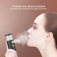20mL USB Rechargeable Portable Face Spray Nano Mister Facial Steamer Hydrating Skin Nebulizer Face Care Tools Beauty