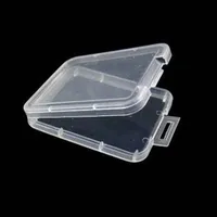 SD XD TF MMC Memory Card Holder CF Cards Protection Container Plastic Transparent Storage Box Jewel Case JK2101XB