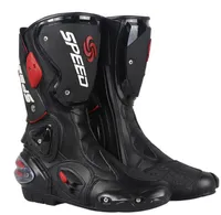 Professional Motorcycle Boot Motocross Racing Microfiber Leather Boots Men's Motorbike drop resistance boot