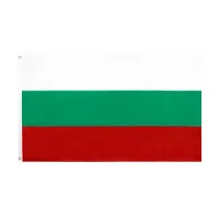 Национальный флаг Bulgaria для украшения розничная торговая фабрика Оптовая 3x5fts 90x150cm Полиэфир Баннер Внутренний открытый Использование на открытом воздухе