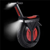 Potente scooter elettrico con sedile per adulti 500W 60V one ruota auto bilanciamento scooter Due batterie grande ruota elettrica monociclo