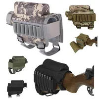 Tactical Buttstock Cheek Rest Riser Bag Outdoor Pack Magazine Mag Pouch Cartridges houder munitiedrager Ammo Shell Reload No17-015