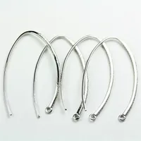 DIY Jewelry Earring Hook Making Supplies Earings Earwire Zircon Silver 925 Hooks Jewellery Findings 5 Pairs