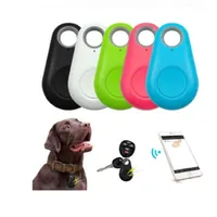 Pet Smart Dog Collars GPS Tracker Mini Anti-Lost Waterproof Bluetooth Locator Tracer Pets Dogs Cat Kids Car Wallet Key Collar Accessories YHM805