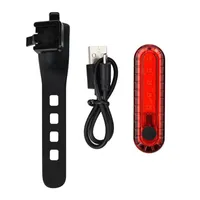 25# Bike Light 4 Modi USB wiederaufladbare LED -Rücklicht -Superhellzyklus -Schwanzlichtschutzwarnung Flash Bicycle1