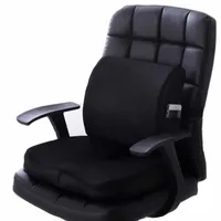 Autositzkissen Coccyx Orthopädische Memory-Foam-Sitz Massage-Stuhl Rückenkissen Pad Office Massage Kissen LJ201216