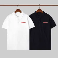 T-shirt à manches courtes pour hommes, chemise en coton, style professionnel occasionnel, décoration de ligne rouge, 2022