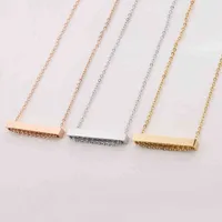 100% Stainless Steel Blank Rectangle Bar Statement Plate Necklace Mirror Polished 10pcs