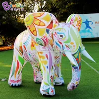 Personalizado 2.5x2 medidores gigante elefante inflável / explodir grande elefante réplica para brinquedos de exposição esportes